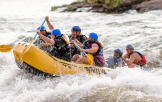 Whitewater rafting in the Smoky Mountains