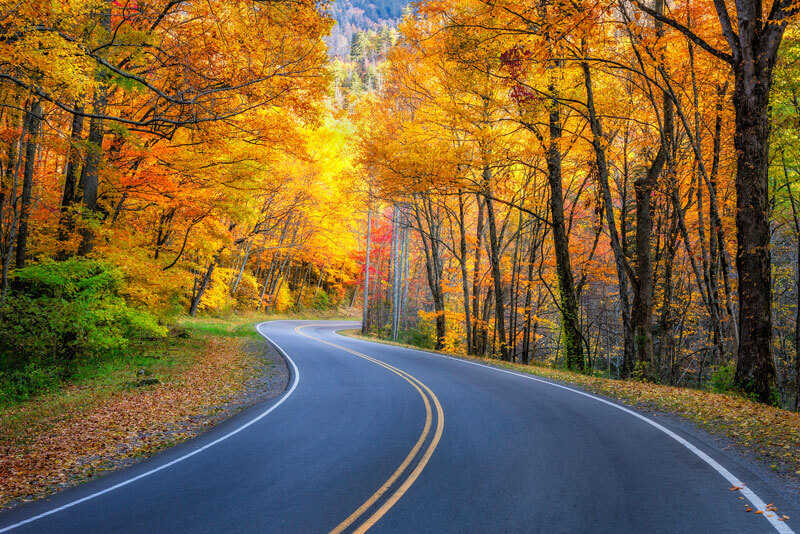 Scenic drives in the Smoky Mountains